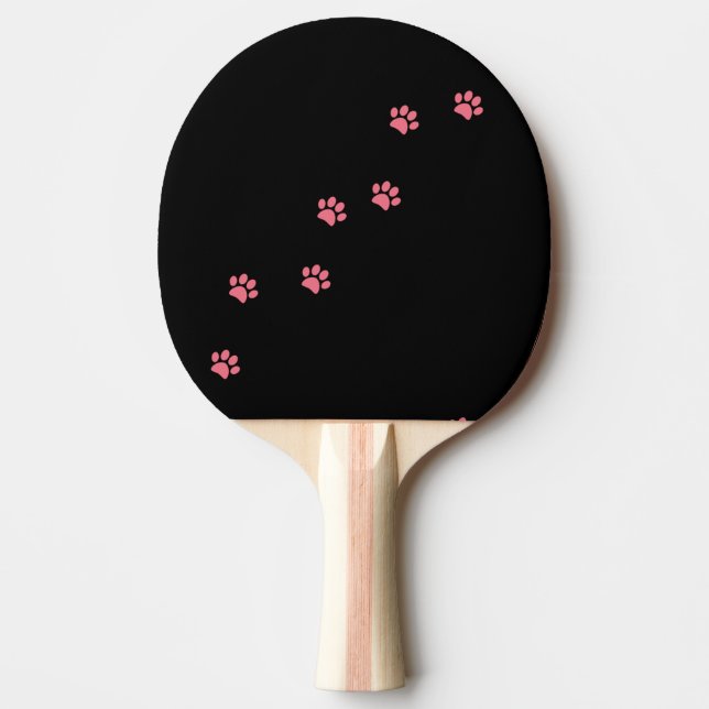 Raquete De Ping Pong Impressões de pata (Frente)