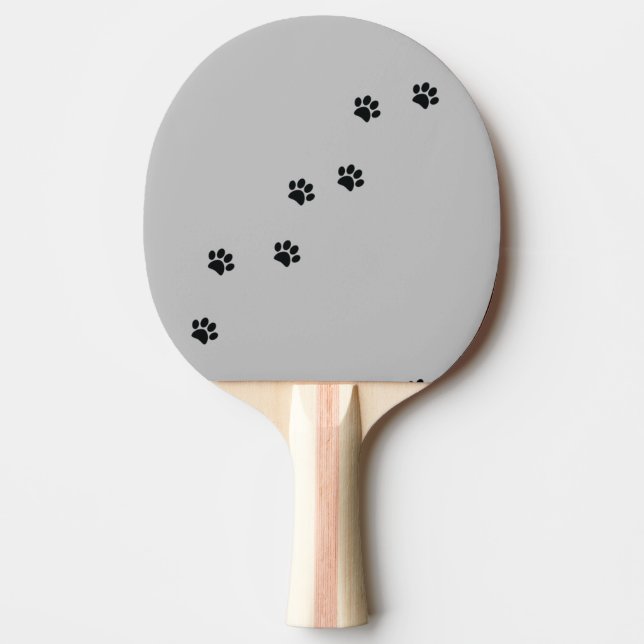Raquete De Ping Pong Impressões de pata (Frente)
