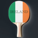 Raquete De Ping Pong Irish Flag Ireland ppcnt<br><div class="desc">Irish Flag Ireland Ping Pong Paddle. Design © Trinkets e coisas 2017 - AHP Design. Todos os Direitos Reservados.</div>