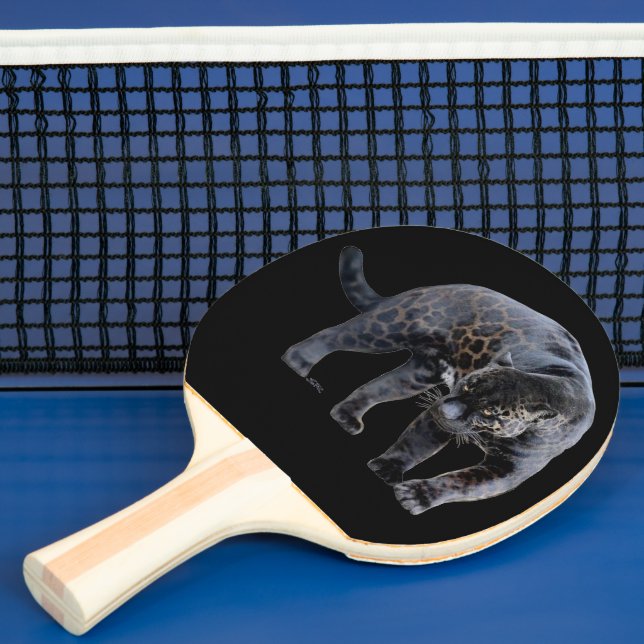 Raquete De Ping Pong Jaguar Diablo negro pingue-pongue (Insitu)