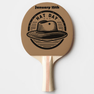 Raquete De Ping Pong Jan 15 - Dia do Chapéu