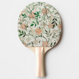 Raquete De Ping Pong Jardim de Jasmim William Morris Flor Clássica