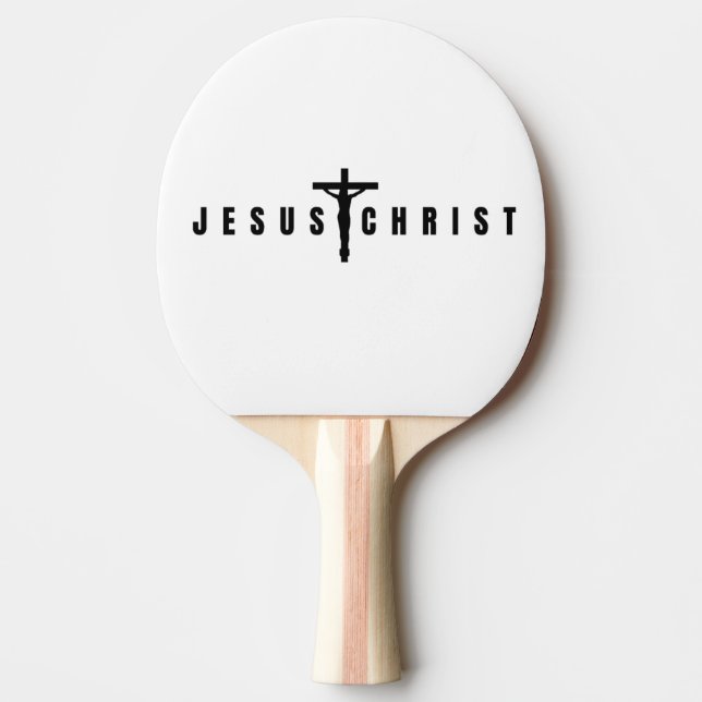 Raquete De Ping Pong Jesus Christ (Frente)