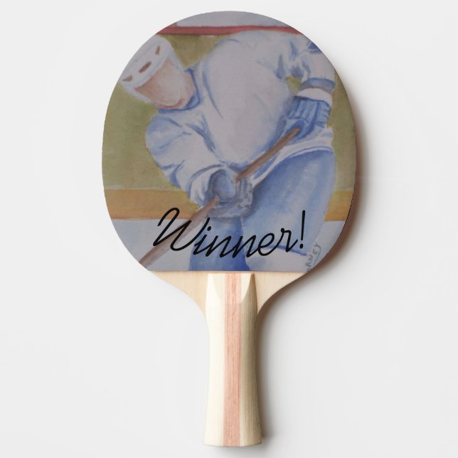 Raquete De Ping Pong Jogador de hóquei vencedor (Frente)