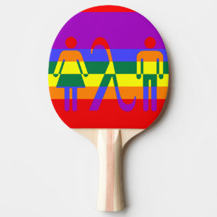 Raquete De Ping Pong Jogos LGBT do Orgulho