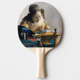 Raquete De Ping Pong Johannes Vermeer - O Lacemaker