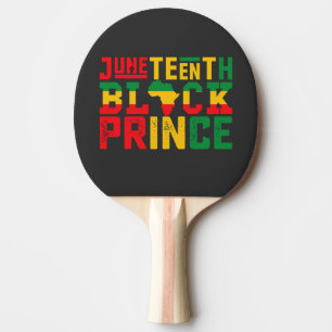 Raquete De Ping Pong Juneteenth Príncipe Celebrando a Liberdade Negra
