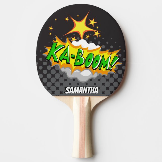 Raquete De Ping Pong Ka-Crescimento da reticulação! Pá personalizada (Frente)