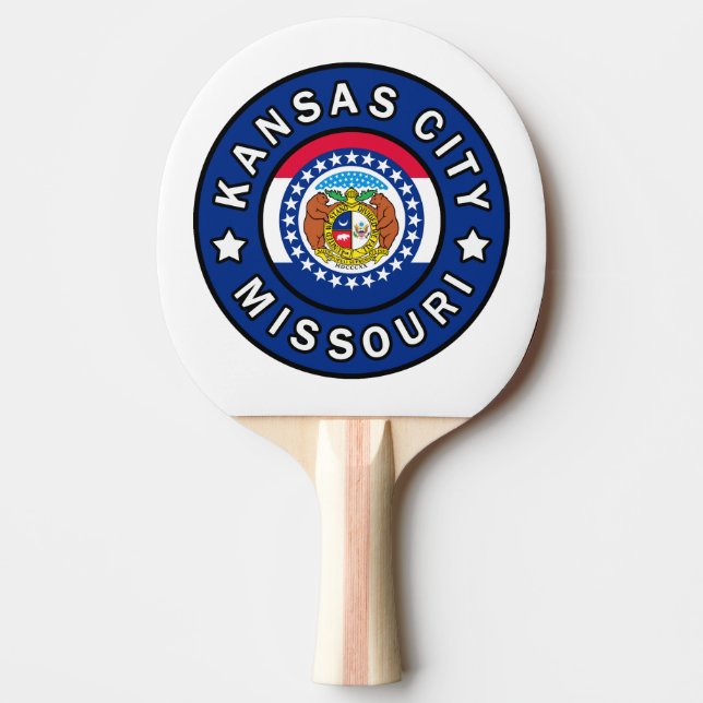 Raquete De Ping Pong Kansas City Missouri (Frente)