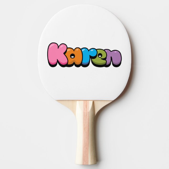 Raquete De Ping Pong Karen (Frente)
