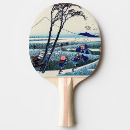Raquete De Ping Pong Katsushika Hokusai - Ejiri na província de Suruga