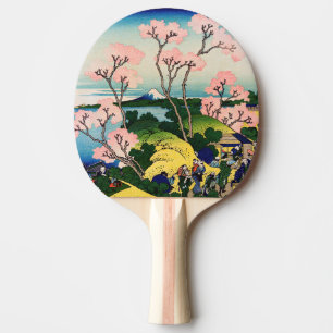 Raquete De Ping Pong Katsushika Hokusai - Gotenyama, Tokaido, Shinagawa