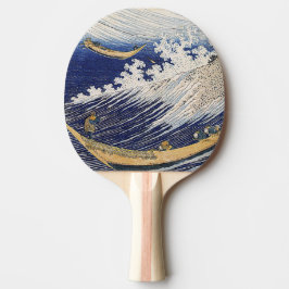 Raquete De Ping Pong Katsushika Hokusai. Ondas do oceano