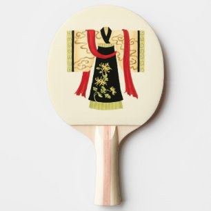 Raquete De Ping Pong Kimono tradicional japonês com Impressão floral