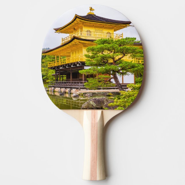 Raquete De Ping Pong Kinkaku-ji, pavilhão de ouros, Quioto (Frente)