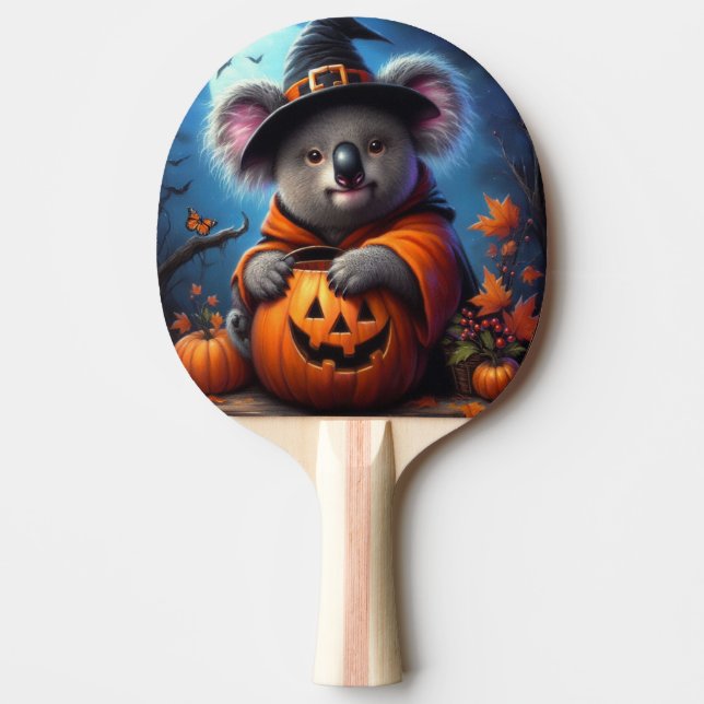 Raquete De Ping Pong Koala Halloween Costume (Frente)