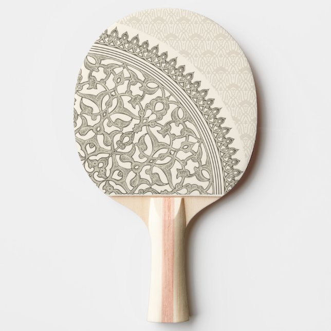 Raquete De Ping Pong Laço árabe do estilo (Frente)
