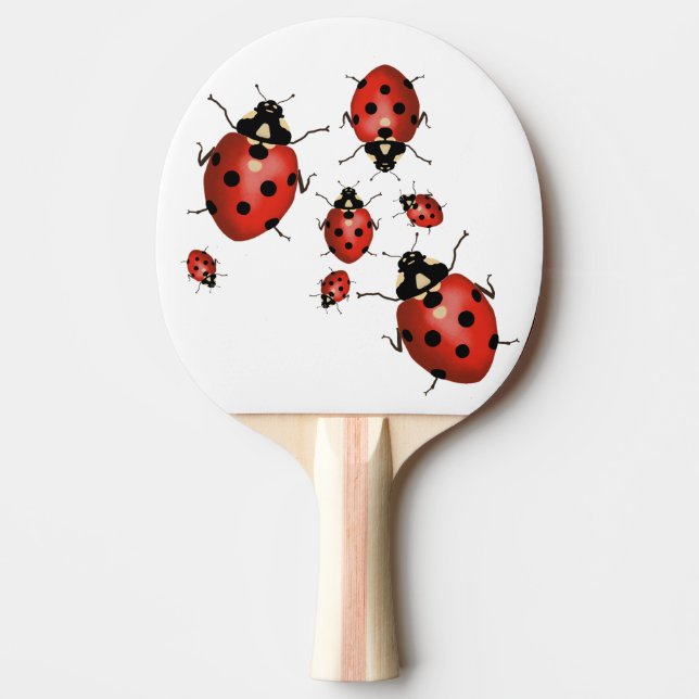 Raquete De Ping Pong Ladybug (Frente)