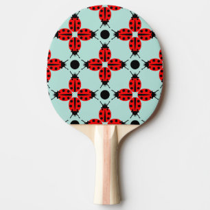 Raquete De Ping Pong Ladybug Pattern