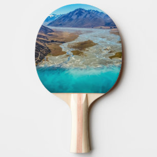 Raquete De Ping Pong Lago Tekapo e Alpes do Sul, Nova Zelândia