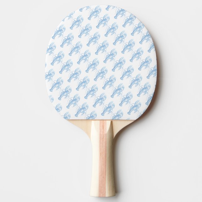 Raquete De Ping Pong Lagosta Azul (Frente)