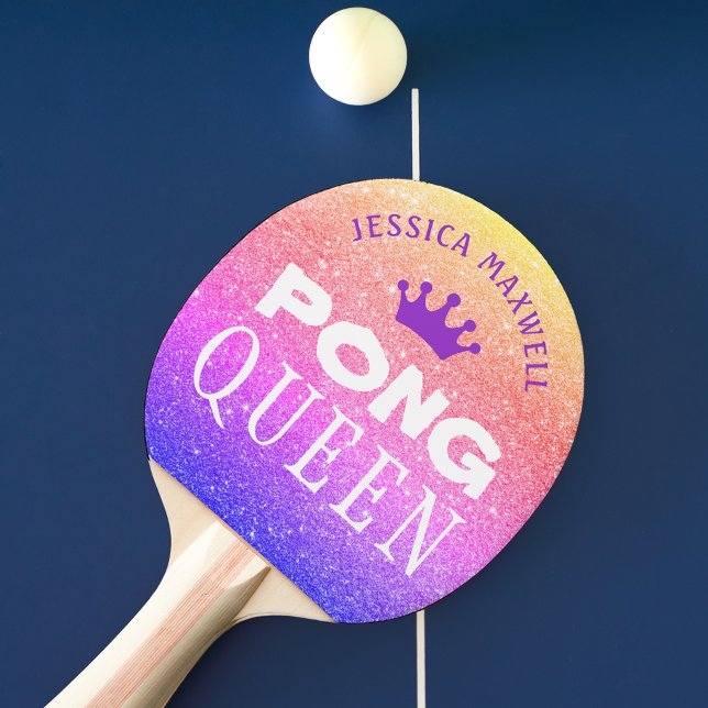 Raquete De Ping Pong Largura Personalizada de Multicores PING PONG QUEE (Criador carregado)