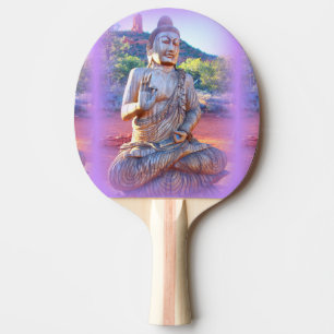 Raquete De Ping Pong lavanda aura buddha