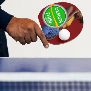 Raquete De Ping Pong LEGAL! Ping Pong Paddle - Parte Traseira da Borrac