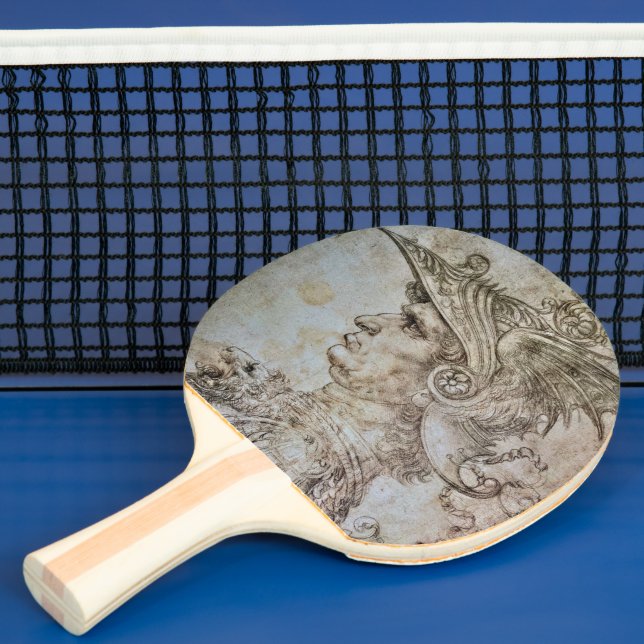 Raquete De Ping Pong Leonardo Helmeted Warrior Ping Pong Paddle (Insitu)