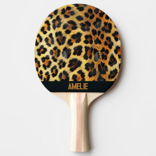Raquete De Ping Pong Leopard Pattern