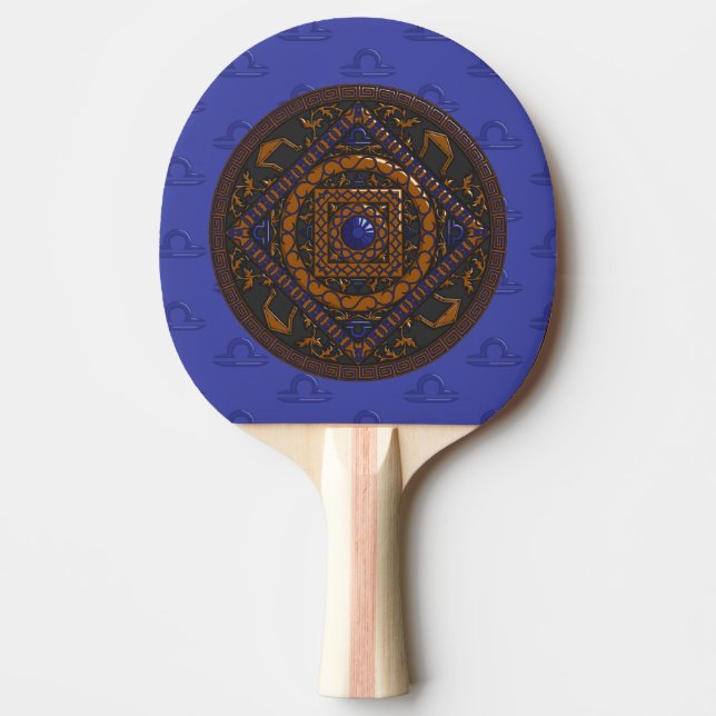 Raquete de Ping Pong Libra Mandala (Frente)