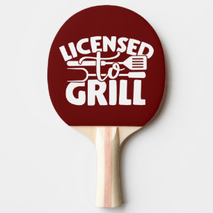 Raquete De Ping Pong Licenciado para Grill