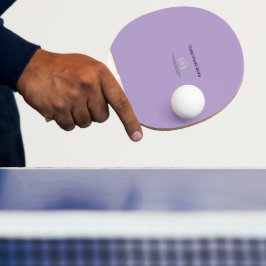 Raquete De Ping Pong Lilac/Lavanda/Roxo do Pastel bonito