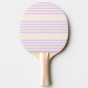 Raquete De Ping Pong Lilac púrpura e bege 5 listras