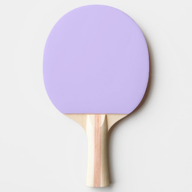 Raquete De Ping Pong Lilac Sonha Cor Sólida | Elegante Clássico (Frente)