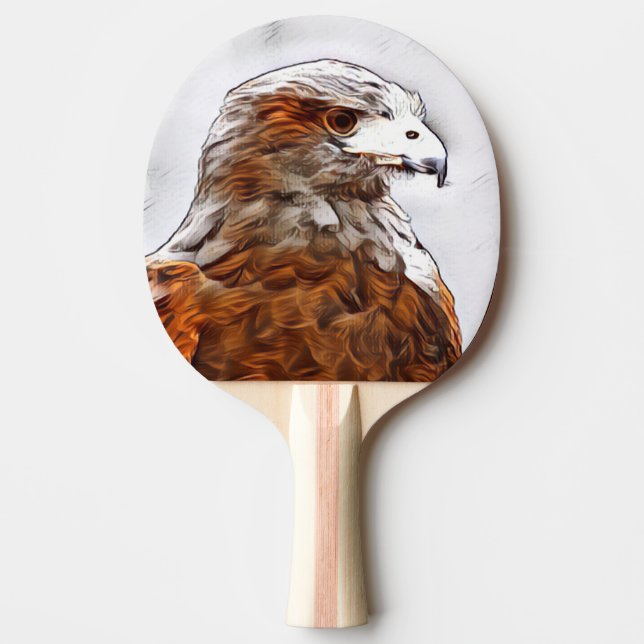 Raquete De Ping Pong Linda águia-Ouro (Frente)
