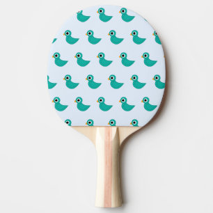 Raquete De Ping Pong Lindo passarinho azul