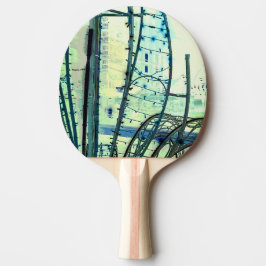 Raquete De Ping Pong Linhas azuis