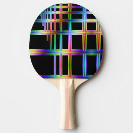 Raquete De Ping Pong Linhas Coloridas