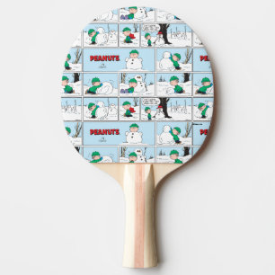 Raquete De Ping Pong Linus constrói um boneco de neve