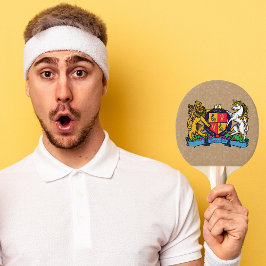 Raquete De Ping Pong Lion e Unicorn Rampant Beer Casaco de Braços