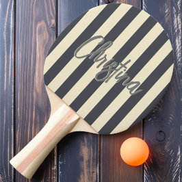 Raquete De Ping Pong Listra Polo Meados do Século Mediterrâneo Cinza Pi