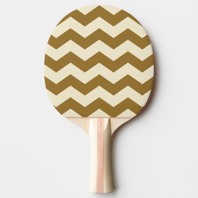 Raquete De Ping Pong Listra Ziguez Deserto Quente Cor (Frente)