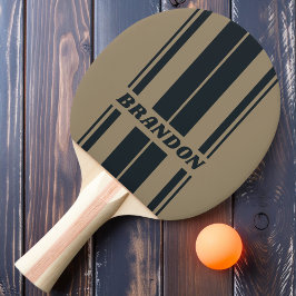 Raquete De Ping Pong Listras de Placa de Duas Cores do Deserto Retro co