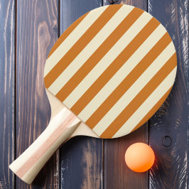 Raquete De Ping Pong Listras de Polo Cor de Mel Queimado