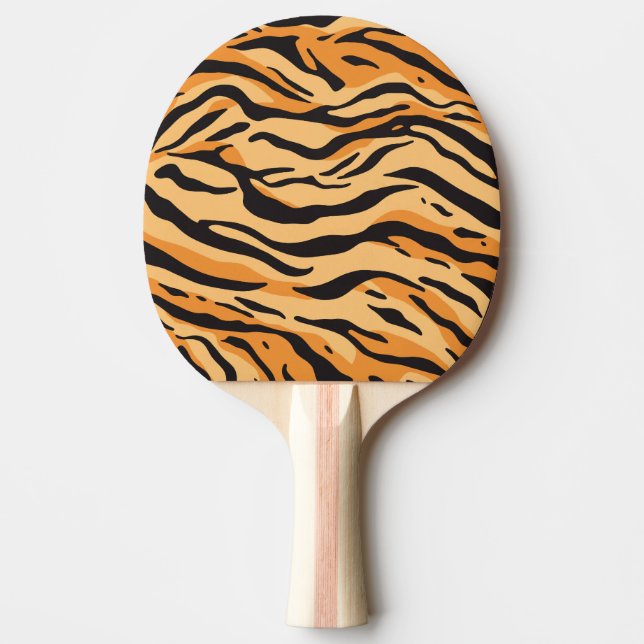 Raquete De Ping Pong Listras de Tigre (Frente)