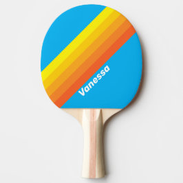 Raquete De Ping Pong Listras do Mar Explosão com Nome