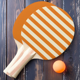 Raquete De Ping Pong Listras e Cor Sólida de Polo de Citrus Quente