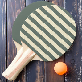 Raquete De Ping Pong Listras e Cor Sólida do Polo Cinza Quente