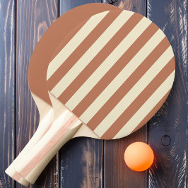 Raquete De Ping Pong Listras e Cor Sólida Polo Rosa Pálido